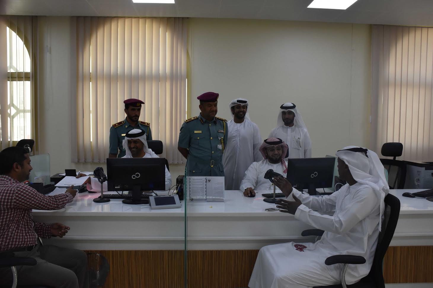 Work at Bani Yas and Khalifa passport cetners inspected  